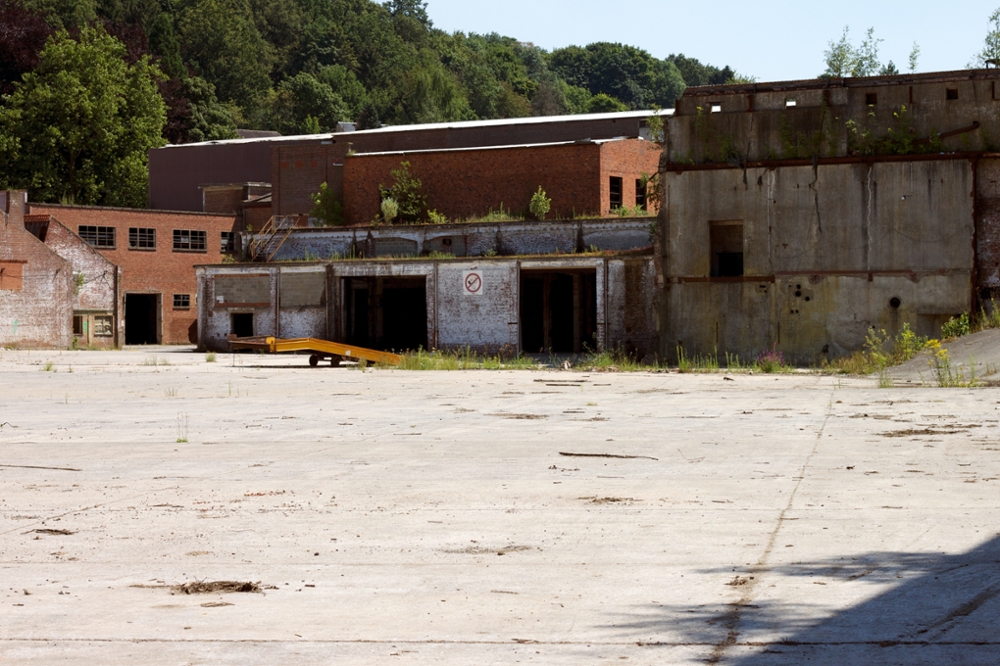 The old foundry at Mont-St-Guibert when Ginkgo arrived...