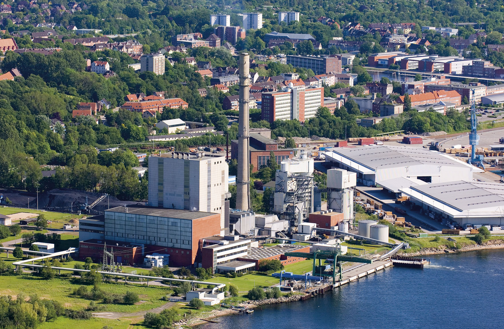 Innovative power plant in Kiel replaces old one