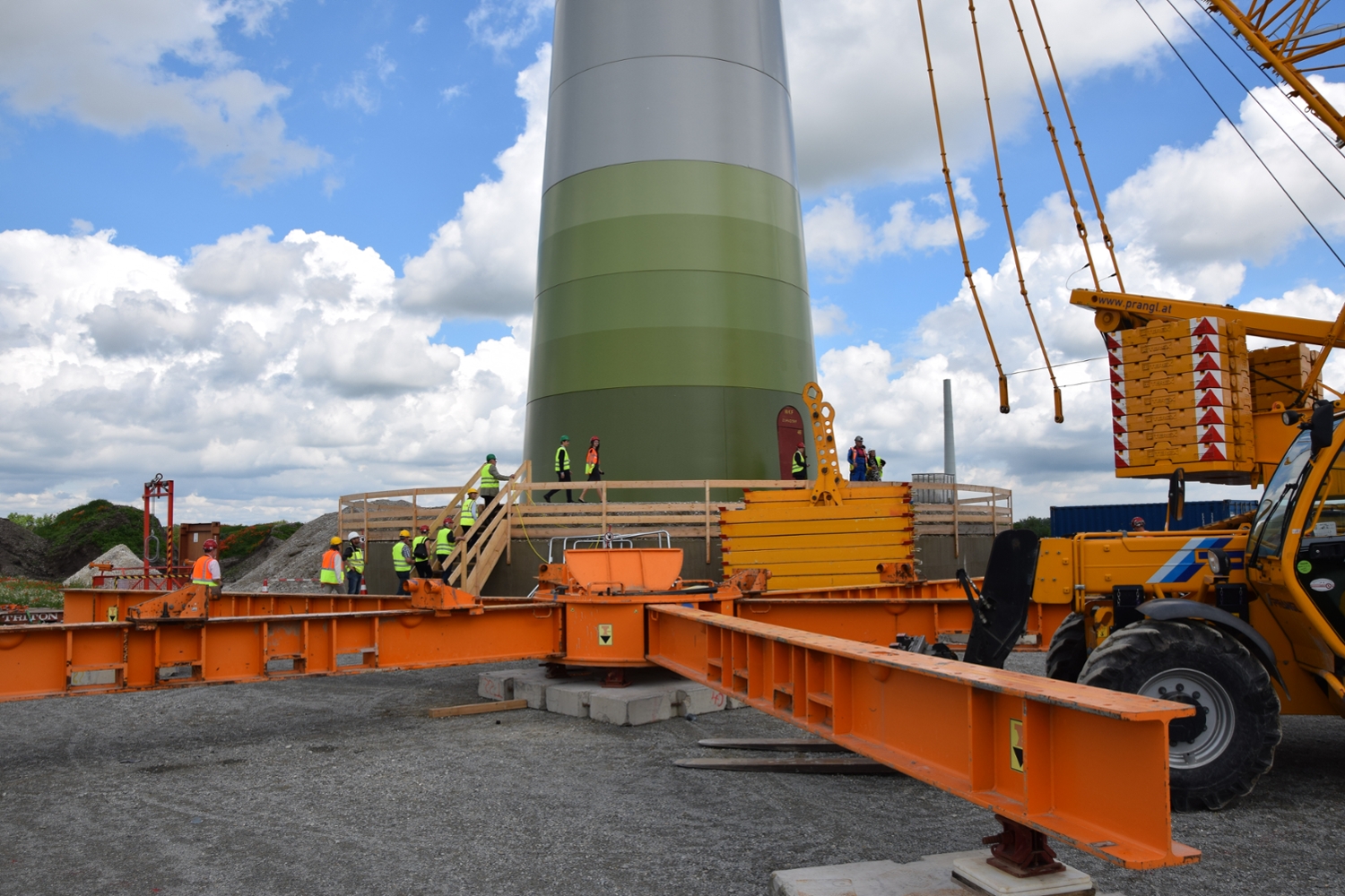 Le parc éolien a contribué à la création d’une vingtaine d’emplois.