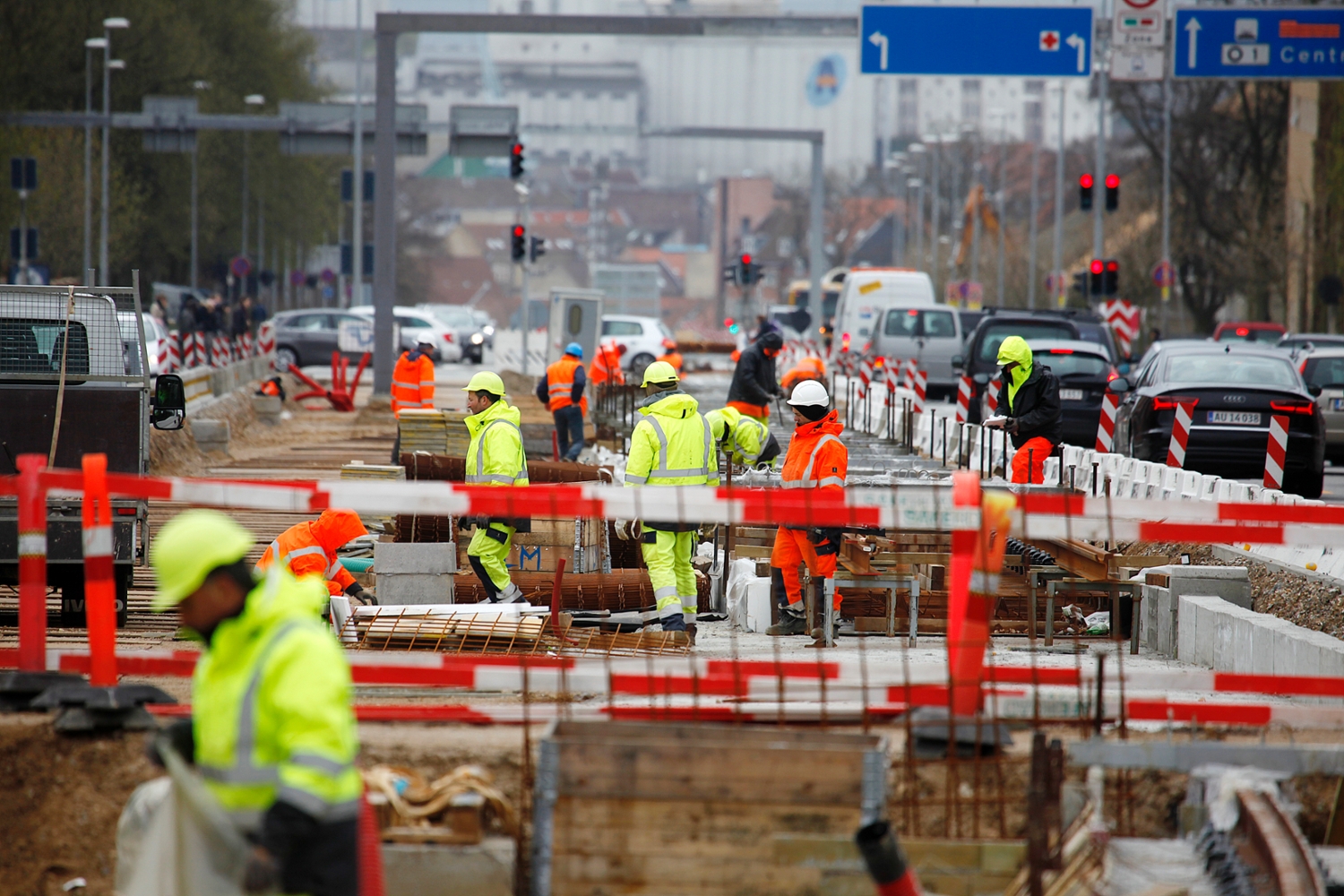 An international team of Italians, Germans and Danish entrepreneurs have been working on the construction of Aarhus Letbane