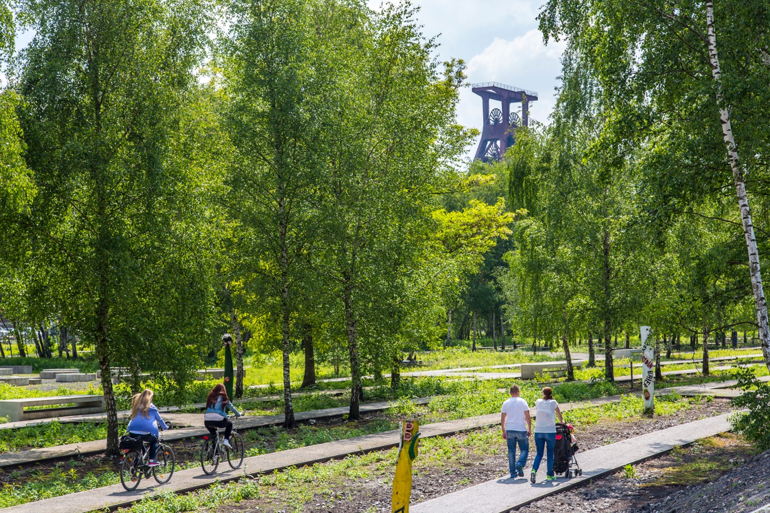 The Borbecker Mühlenbach is a river within the Emscher system and a role model for the whole renaturalisation project.