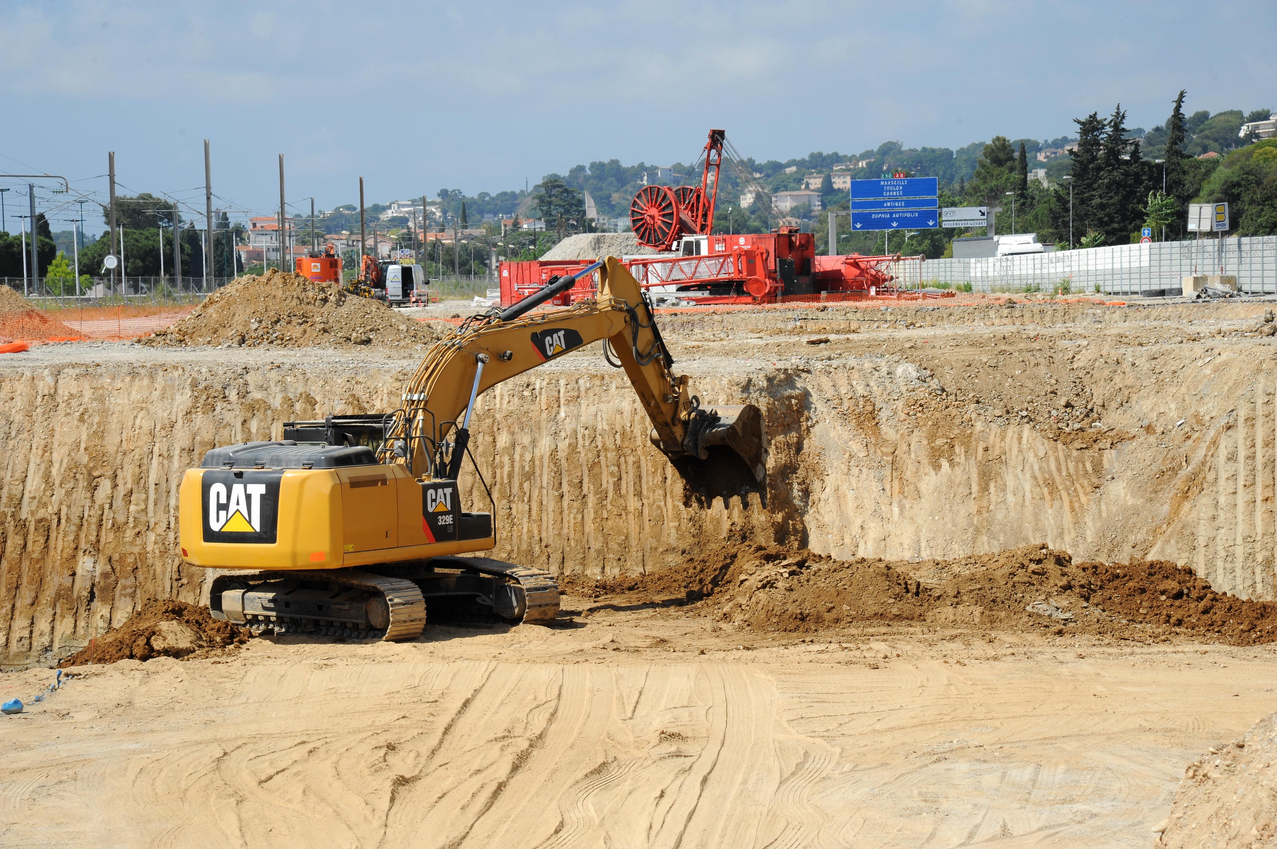 Travaux de réalisation de terrassements – juillet 2017