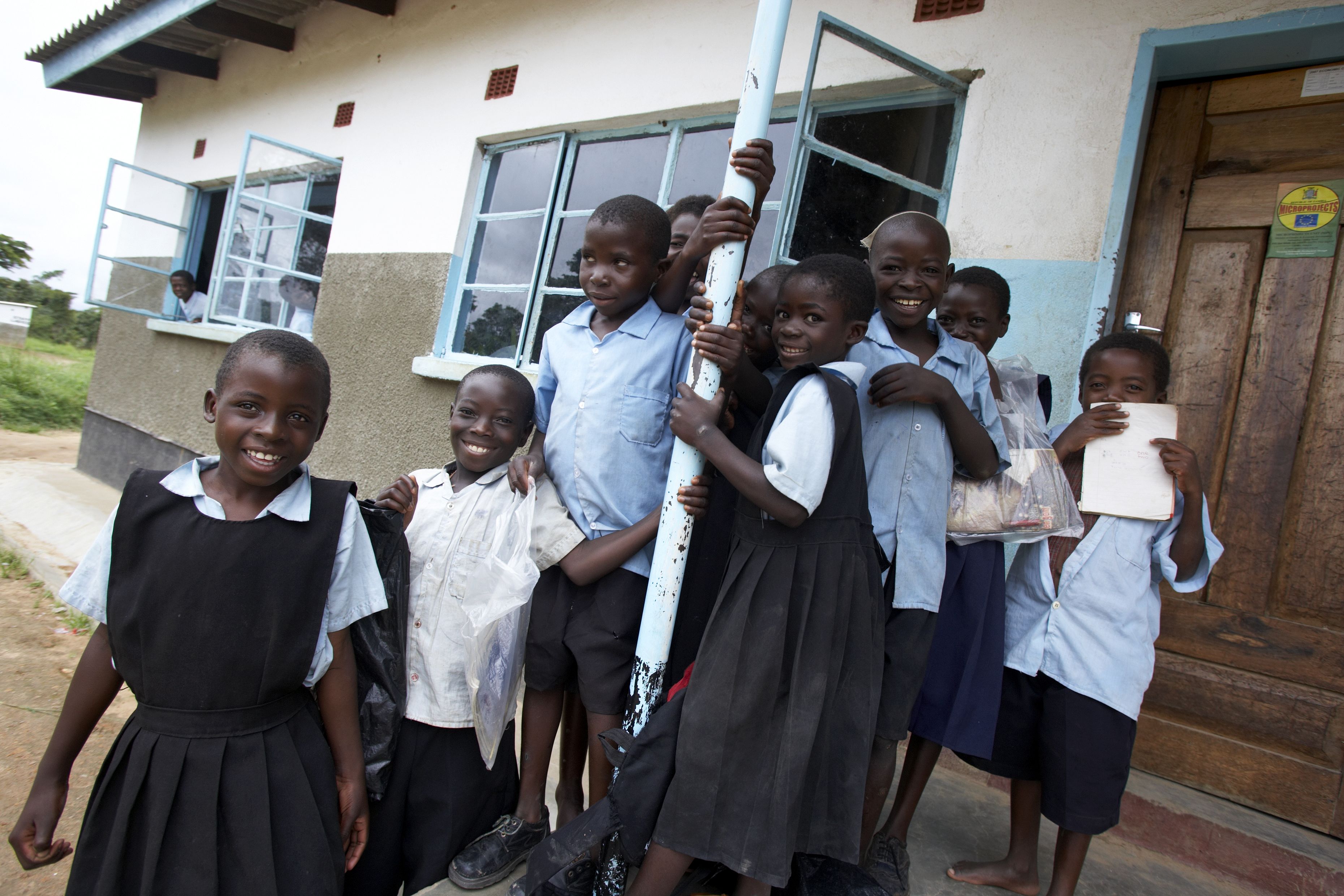 Local children at the Lumwana school, copyright Equinox Minerals Limited