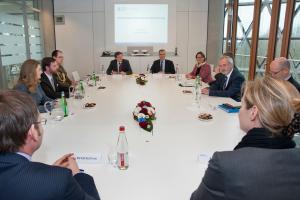 Visit of the H.R.H. the Hereditary Grand Duke Guillaume of Luxembourg and H.R.H. the Hereditary Grand Duchess Stéphanie of Luxembourg