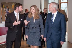 Visit of the H.R.H. the Hereditary Grand Duke Guillaume of Luxembourg and H.R.H. the Hereditary Grand Duchess Stéphanie of Luxembourg