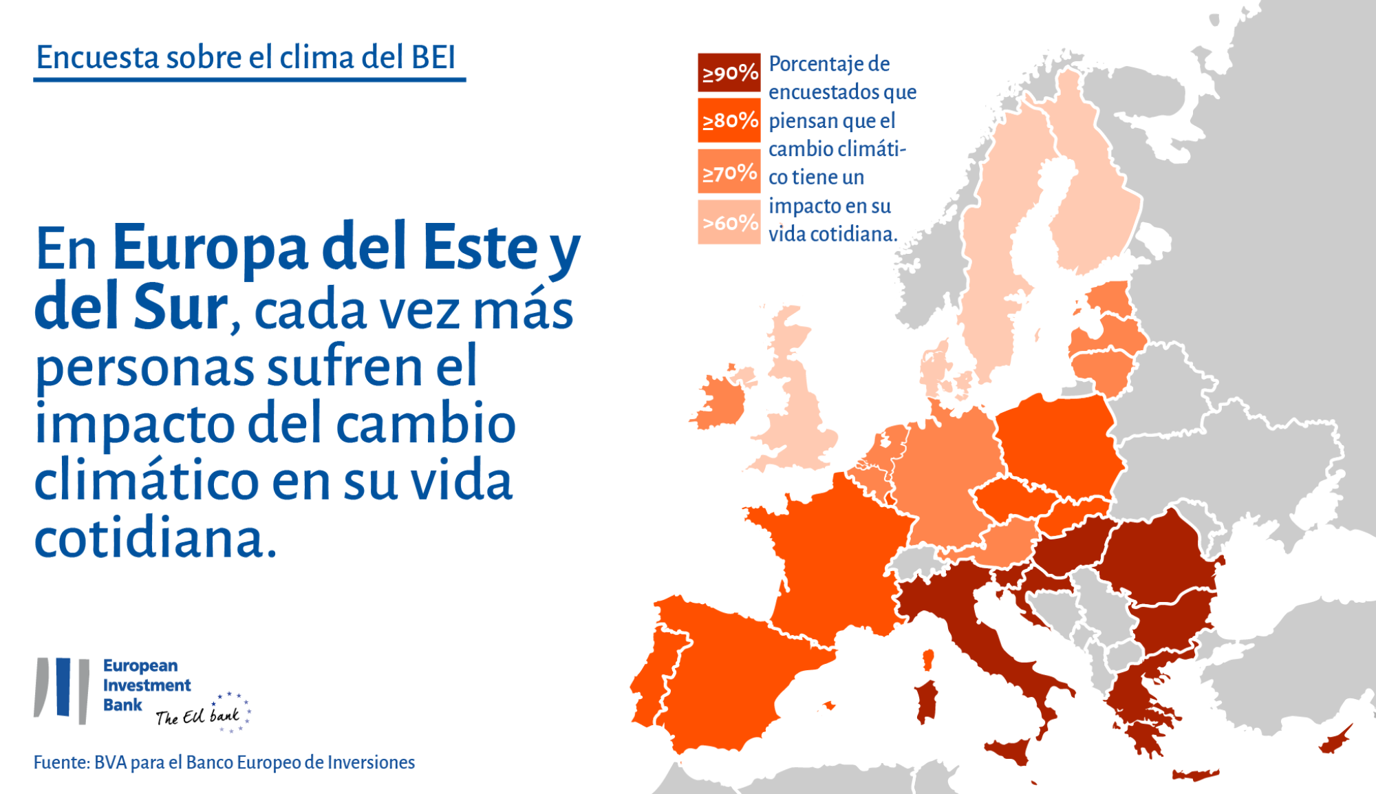 El cambio climático es visto como una amenaza mayor en el norte de Europa