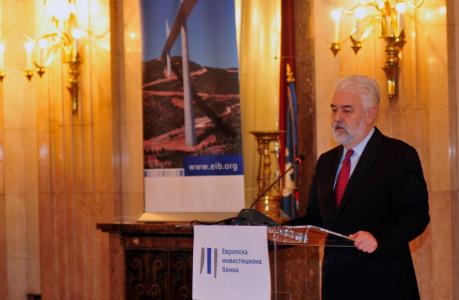 The Prime Minister, Mirko Cvetković at the official inauguration ceremony