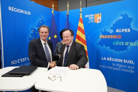 La BEI et la Région SUD - Provence-Alpes-Côte d'Azur signent un nouveau partenariat financier de 150 m d'euros pour les lycées