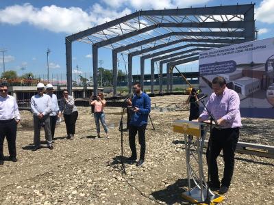 Contributors to the Eastern Partnership Technical Assistance Trust Fund (EPTATF) were invited to Poti, Georgia to visit two project sites, a sports centre and water pumping station, that have benefitted from EIB financing.