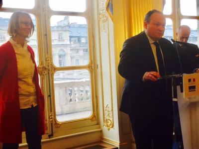 En présence de Françoise NYSSEN, ministre française de la Culture
