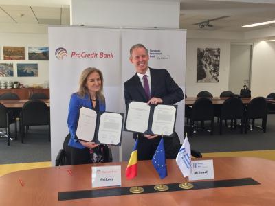 Signature with ProCredit on the occasion of the 25 years of operations in Romania