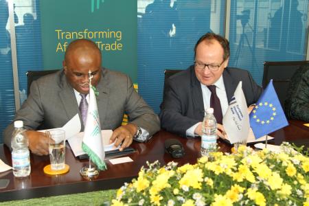 Signature with the African Export Import Bank (Afreximbank) of a EUR 100m loan to finance trade-related investments and projects in Sub-Saharan Africa, ahead of the 5th edition of the AU-EU Summit in Abidjan (Côte d'Ivoire’s capital)