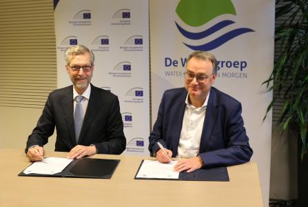 De Watergroep agrees €350 million EIB loan for sustainability investments in Flemish water distribution network