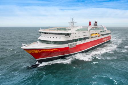 Financing of two new ferries offering daily services up to 1.500 passengers and 600 vehicles between Norway and Denmark; LNG-fuelled, the new ferries will reduce CO2 emissions by 23%