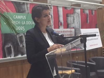 Ministre de l'Education Nationale (France) Madame Najat Vallaud-Belkacem.
