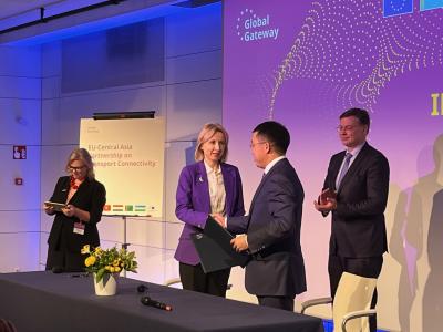 Global Gateway: EIB Global to support sustainable transport in Central Asia with co-financing of almost €1.5 billion