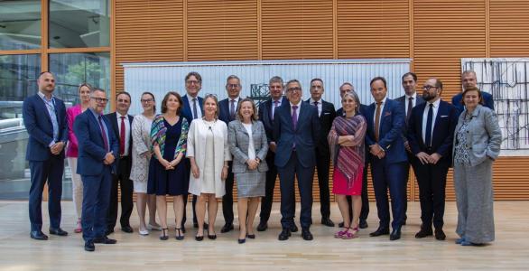 Family photo of participants