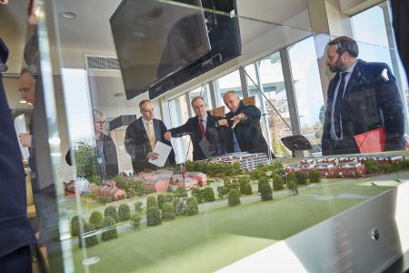 Site visit to see new homes being built at Newbury racecourse