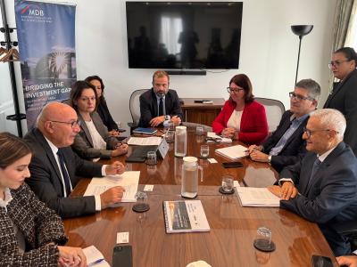 EIB Vice President Kakouris unveils Green Gateway report during MDB Visit