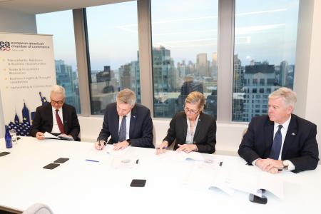 EIB Global and the European American Chamber of Commerce New York establish the Transatlantic Resilient Infrastructure Alliance