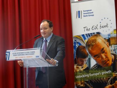 M. Ambroise FAYOLLE, Vice-Président de la Banque européenne d’investissement (BEI)M. Jean-Jacques BARBAUX, Président du Conseil départemental de Seine-et-Marne