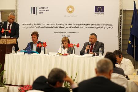 Palestine: The European Union and the EIB announce EUR 60 million business investment in Gaza helping with its economic recovery and reconstruction efforts