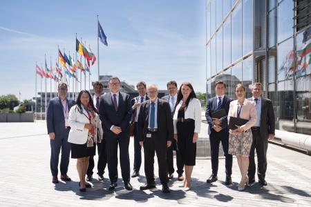 Czech Finance Minister and EIB Governor Stanjura meet EIB leadership in Luxembourg