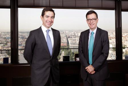 From left to right: Mr Carlos Torres Vila, President & COO of BBVA, and Mr Román Escolano, Vice-President of the EIB