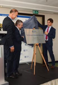 from left to right: Mr Anton Kovacev, Mr Dario Scannapieco, EIB Vice-president, and Mr Mr Branko Grčič, Croatia’s Deputy Prime Minister