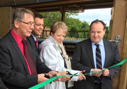 Gérard Vandenbroucke, Président du Conseil régional du Limousin et Ambroise Fayolle, Vice-président de la BEI