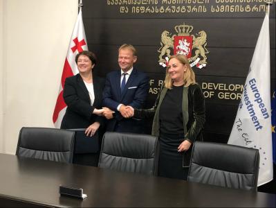 EIB supports hundreds of small and medium-sized businesses and water projects in Georgia