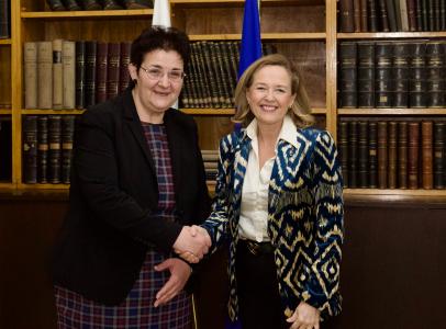 EIB Group President Nadia Calviño charts greater support for Bulgarian economy 