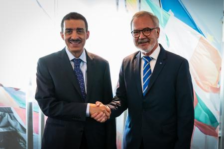 EIB's President, Mr Hoyer and IsDB's President, Mr Hajjar meet at the EIB