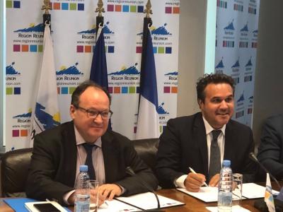 Signature de la première convention entre la Banque Française Commerciale de l’Océan Indien (BFCOI) et le Fonds Européen d’Investissement (FEI)