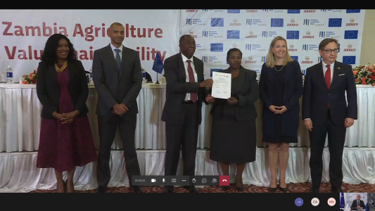 Thousands of Zambian smallholders to benefit from EUR 30 Million (635m ZK) agriculture investment initiative launched by Zanaco and Team Europe 