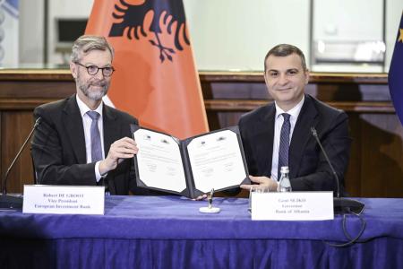 EIB Global strengthens partnership with Albania