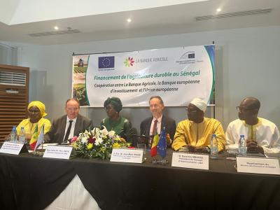 La Banque Agricole (LBA) du Sénégal et la Banque européenne d’investissement (BEI), avec le soutien de l’Union européenne (UE), signent ce jour un prêt de 30 M€ pour renforcer le développement durable des chaînes de valeur agricoles au Sénégal.