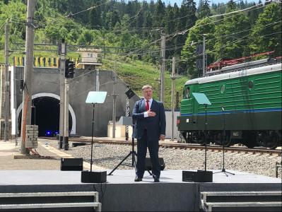 Beskyd railway tunnel completed and put into operation