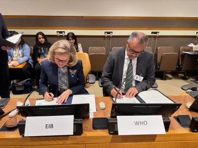 WHO-EIB health signature event