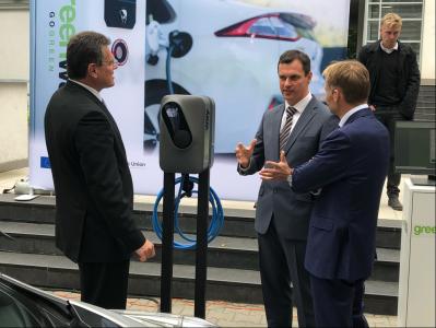 SPP Gas Infrastructure Modernisation; EximBanka Loan for SMEs and Mid-Caps; Greenway EV Charging Network (EDP) and Inauguration of the new EIB Group Office