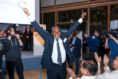 Mr Lamarana Sadio Diallo, Director General of Credit Rural de Guinee