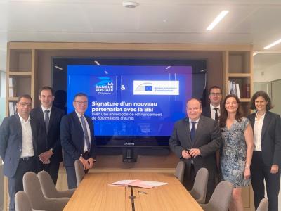 France: EIB and La Banque Postale sign new partnership including a €600 million refinancing package 