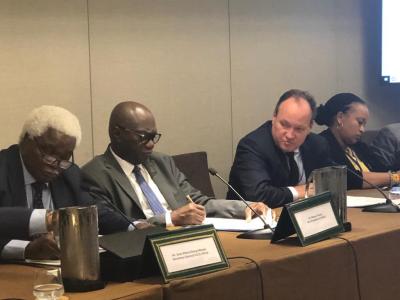 EIB Vice-President Ambroise Fayolle at the UN Climate Summit in New York