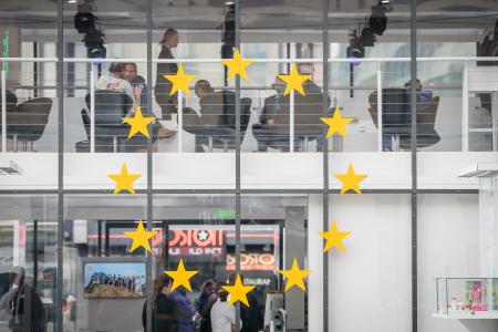 EuropeWorks exhibition in Brussels showcasing EFSI projects from the EIB and the EIF