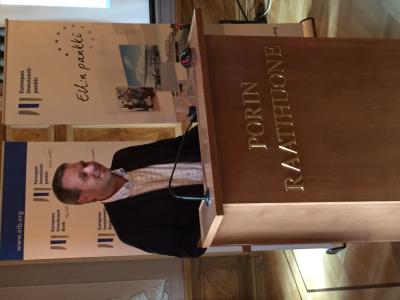 Mr Jan Vapaavuori, EIB Vice President, responsible for EIB operations in the Nordic countries.