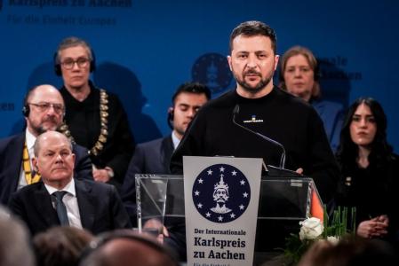 EIB President Werner Hoyer congratulates 2023 Charlemagne Prize winners: “The brave people of Ukraine are fighting for Europe's freedom and unity”