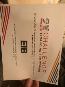 The European Investment Bank (EIB) adopts the 2X Challenge Criteria to increase its impact on gender equality 