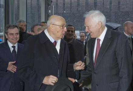 EIB welcoming Italian President Georgio Napolitano