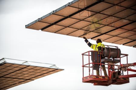 First phase of the solar power complex project in Ouarzazate, involving the construction of a concentrated solar power (CSP) plant with a gross capacity of between 125 and 160 MW
