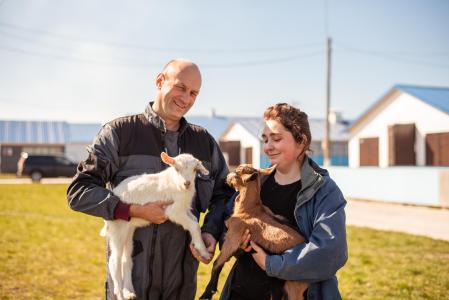 Tetiana 2011 is a farming enterprise whose profile includes crop farming, horticulture as well as goat farming. Its brand Zinka is one of the best companies in the goat farming industry in Ukraine owning 2700 goats and producing dozens of varieties of cheese and fermented dairy products and they aim at further enhancing consumer culture in this sector among Ukrainians. The EIB Group financing was used for the payment of taxes and salaries, as well as the purchase of key supplies like fuel and lubricants, crop protection agents, and spare parts.
